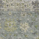 10' X 14' Sage And Gray Oriental Washable Area Rug With UV Protection