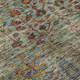 8' X 10' Green And Red Floral Vines Washable Area Rug With UV Protection
