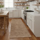 8' Tan Wool Hand Woven Area Rug