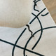 8' X 10' Beige And Black Abstract Area Rug