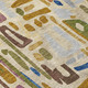 10' X 14' Beige And Copper Abstract Washable Indoor Outdoor Area Rug