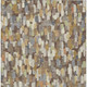 3' X 5' Chocolate And Beige Abstract Washable Indoor Outdoor Area Rug
