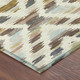 10' X 14' Beige And Green Tribal Washable Indoor Outdoor Area Rug