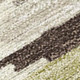 5' X 8' Chocolate And Ivory Tribal Washable Indoor Outdoor Area Rug