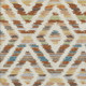 5' X 8' Orange And Beige Tribal Washable Indoor Outdoor Area Rug