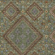 3' X 5' Olive Green And Chocolate Medallion Washable Indoor Outdoor Area Rug