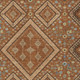 10' X 14' Orange And Copper Medallion Washable Indoor Outdoor Area Rug