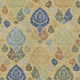 3' X 5' Gold And Chocolate Damask Washable Indoor Outdoor Area Rug