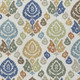 8' X 10' Ivory And Gold Damask Washable Indoor Outdoor Area Rug