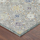 10' X 14' Silver And Brown Geometric Washable Indoor Outdoor Area Rug