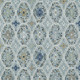 8' X 10' Teal Blue And Navy Blue Geometric Washable Indoor Outdoor Area Rug