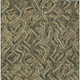 8' X 10' Olive Green And Copper Abstract Washable Indoor Outdoor Area Rug