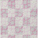 10' X 14' Pink And Gray Floral Washable Indoor Outdoor Area Rug