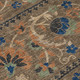 5' X 8' Chocolate And Brown Floral Washable Indoor Outdoor Area Rug
