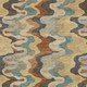 8' X 10' Gold And Wheat Abstract Washable Indoor Outdoor Area Rug
