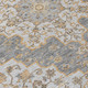 10' X 14' Silver And Gray Medallion Washable Indoor Outdoor Area Rug