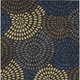 9' X 12' Black And Charcoal Geometric Washable Indoor Outdoor Area Rug