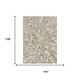 9' X 12' Beige And Taupe Abstract Washable Indoor Outdoor Area Rug