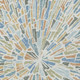 8' X 10' Blue And Denim Blue Abstract Washable Indoor Outdoor Area Rug