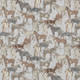 8' X 10' Silver And Gray Horse Washable Indoor Outdoor Area Rug