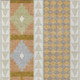 5' X 8' Beige And Orange Southwestern Washable Indoor Outdoor Area Rug