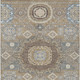 9' X 12' Taupe And Beige Oriental Washable Indoor Outdoor Area Rug
