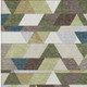 10' X 14' Olive Green And Beige Geometric Washable Indoor Outdoor Area Rug