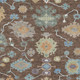 3' X 5' Chocolate And Beige Oriental Washable Indoor Outdoor Area Rug