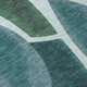 8' Teal Blue And Turquoise Round Abstract Washable Indoor Outdoor Area Rug