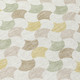8' X 10' Ivory And Wheat Geometric Washable Indoor Outdoor Area Rug