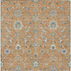 8' X 10' Copper And Green Abstract Washable Indoor Outdoor Area Rug