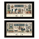 Set Of Two Farm Fresh 2 Black Framed Print Wall Art