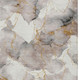 3' X 5' Khaki And Ivory Abstract Washable Indoor Outdoor Area Rug