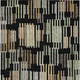 3' X 5' Black And Beige Striped Washable Indoor Outdoor Area Rug