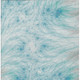 8' X 10' Sky Blue And Teal Blue Oriental Washable Indoor Outdoor Area Rug