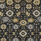 8' X 10' Black And Graphite Geometric Washable Indoor Outdoor Area Rug