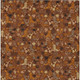 3' X 5' Brick Red And Red Stars Washable Indoor Outdoor Area Rug