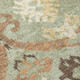 9' X 12' Green And Khaki Ikat Washable Indoor Outdoor Area Rug