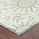 8' X 10' Ivory And Linen Geometric Washable Indoor Outdoor Area Rug
