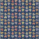 9' X 12' Navy Blue And Blue Geometric Washable Indoor Outdoor Area Rug
