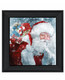 Santas Presents 3 Black Framed Print Wall Art