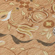 10' X 14' Copper And Orange Damask Washable Indoor Outdoor Area Rug