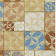 9' X 12' Wheat And Gold Geometric Washable Indoor Outdoor Area Rug