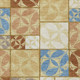 10' X 14' Wheat And Gold Geometric Washable Indoor Outdoor Area Rug