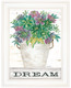 Dream Succulents 2 White Framed Print Wall Art