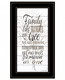 Family 5 Black Framed Print Wall Art