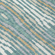 10' X 14' Teal Blue And Aqua Abstract Washable Indoor Outdoor Area Rug