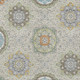 5' X 8' Beige And Brown Floral Medallion Washable Indoor Outdoor Area Rug