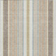 9' X 12' Ivory And Fern Green Striped Washable Indoor Outdoor Area Rug