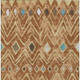 10' X 14' Orange And Graphite Geometric Washable Indoor Outdoor Area Rug